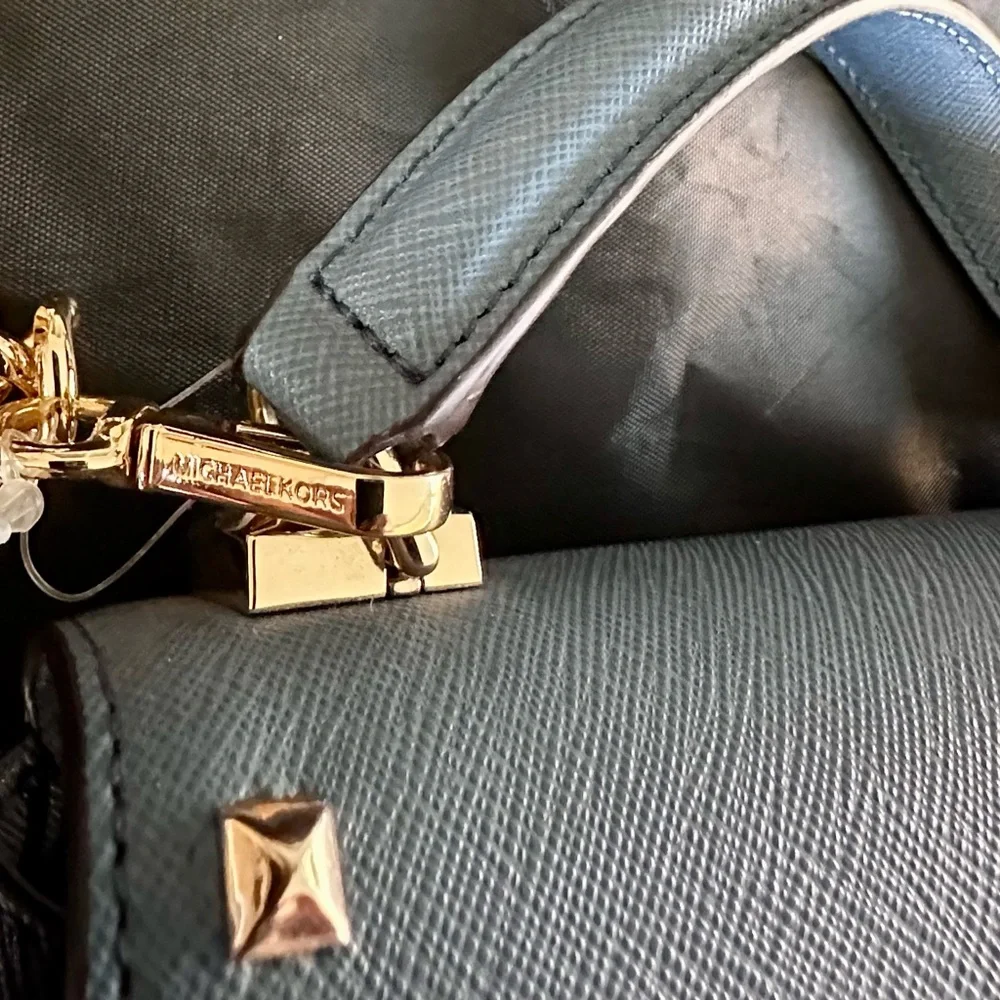 Michael Kors Blue Karla Crossbody - Picture 15 of 15